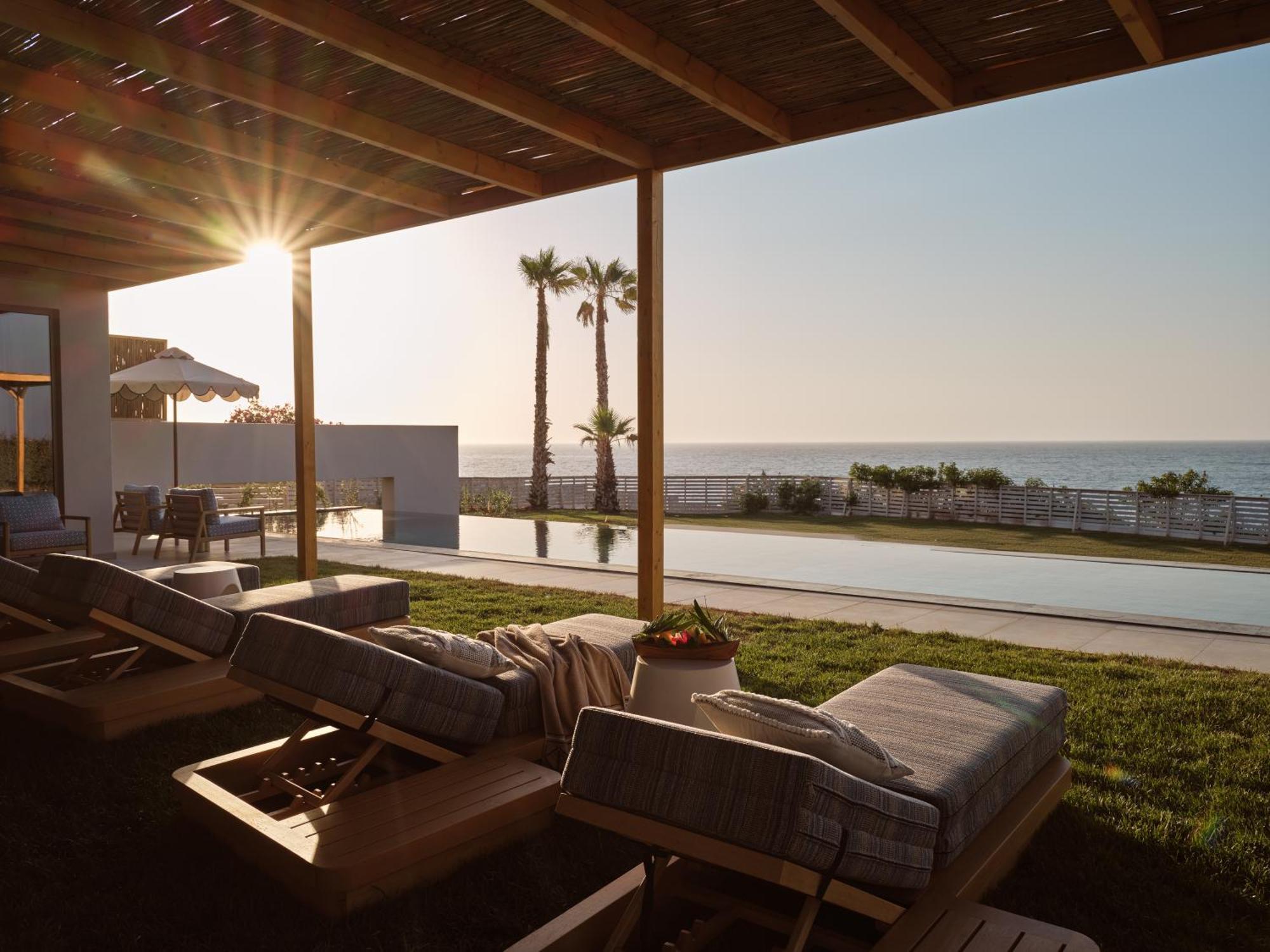 The Royal Blue A Luxury Beach Resort (Adults Only) Pánormos Eksteriør bilde