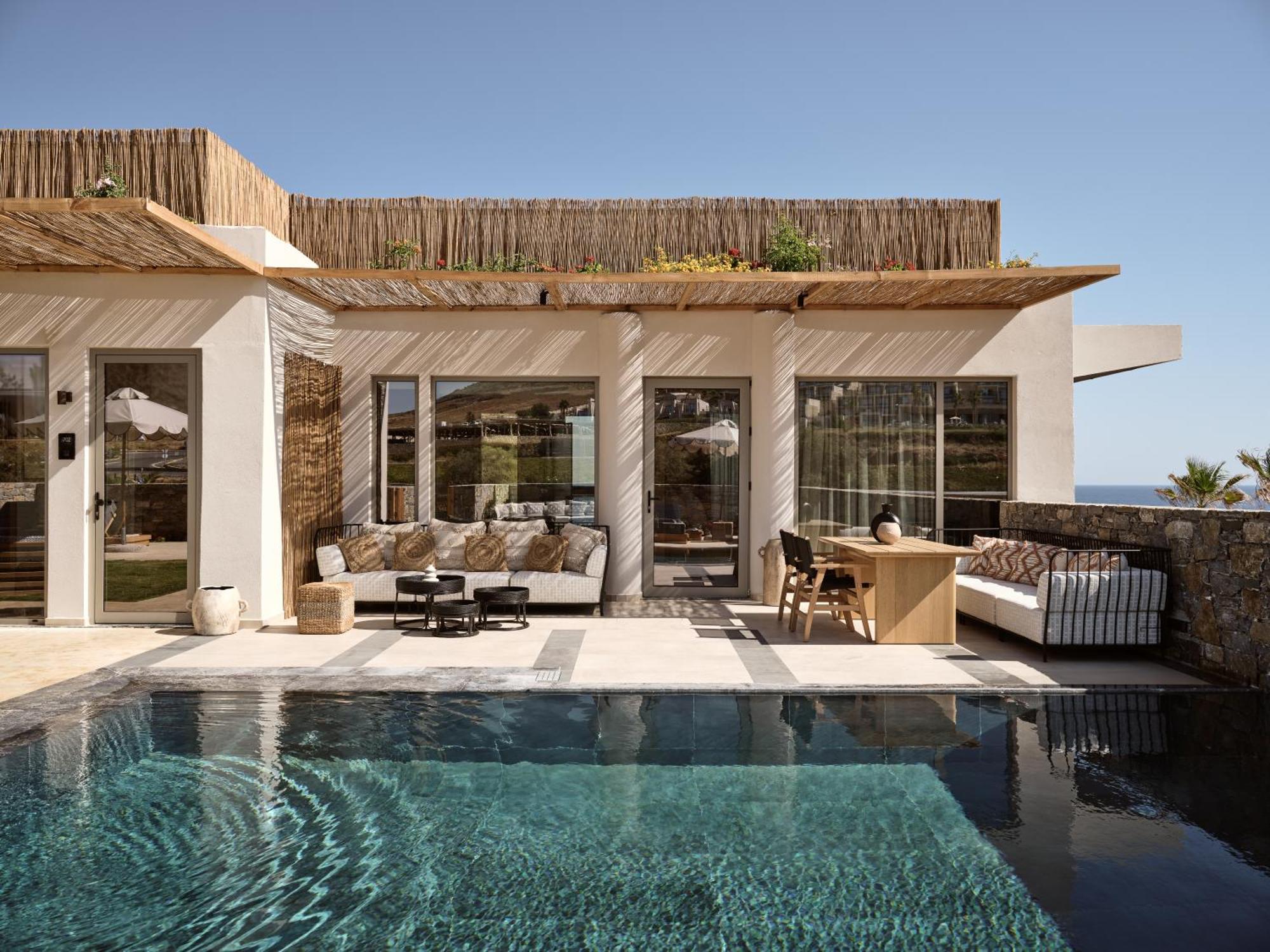The Royal Blue A Luxury Beach Resort (Adults Only) Pánormos Eksteriør bilde