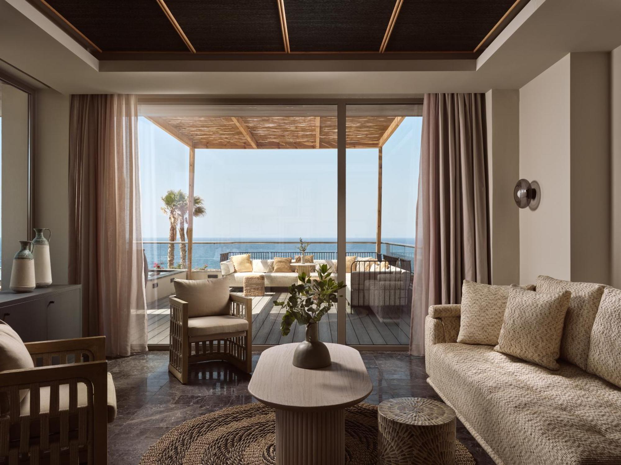 The Royal Blue A Luxury Beach Resort (Adults Only) Pánormos Eksteriør bilde
