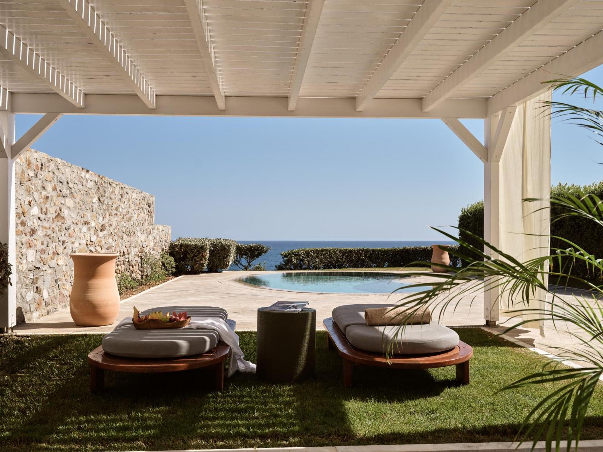 The Royal Blue A Luxury Beach Resort (Adults Only) Pánormos Eksteriør bilde