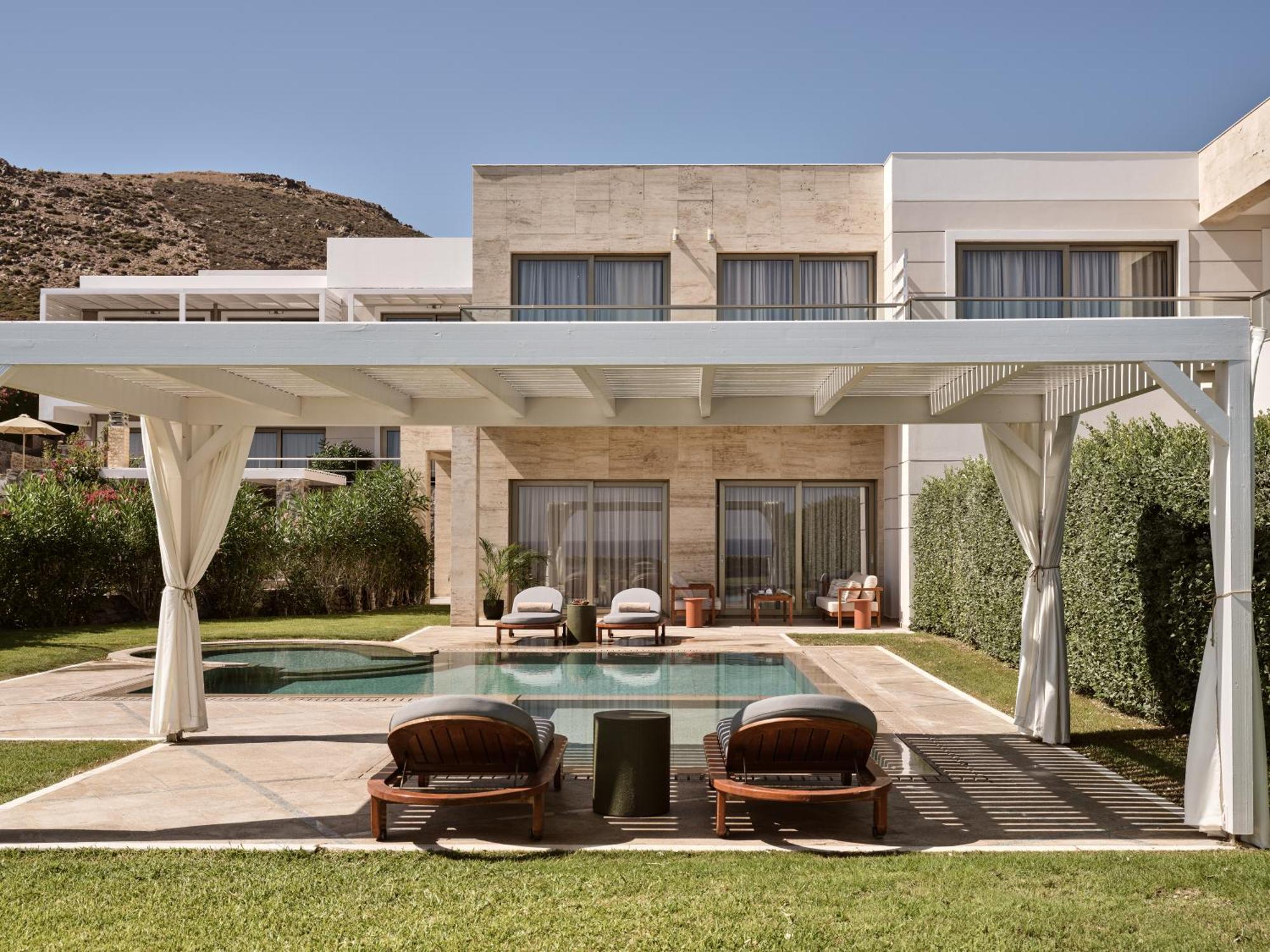 The Royal Blue A Luxury Beach Resort (Adults Only) Pánormos Eksteriør bilde
