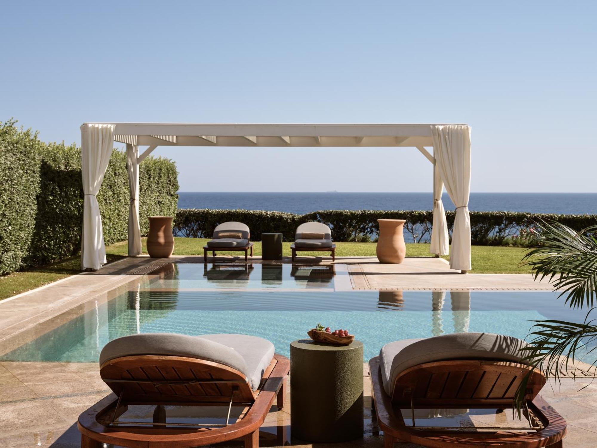 The Royal Blue A Luxury Beach Resort (Adults Only) Pánormos Eksteriør bilde